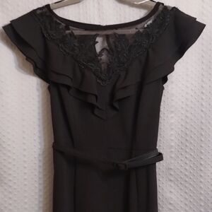 Black Cocktail Dress Womens Large Boutique Nikibiki